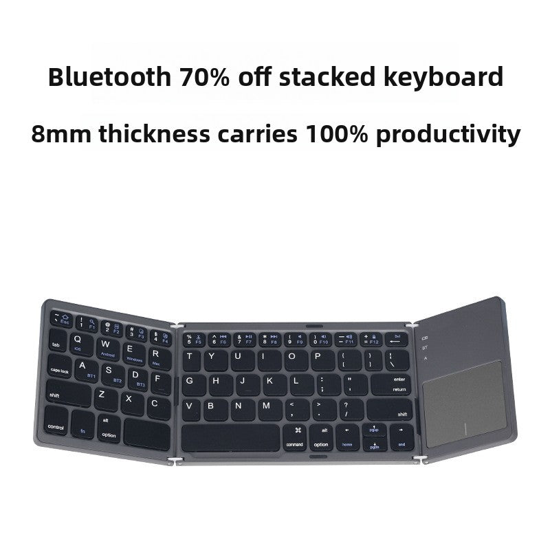 Foldable Bluetooth Keyboard for Mobile Tablet Laptop