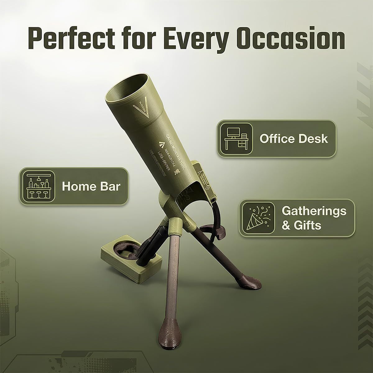 Mortar Style Beer Bottle Opener