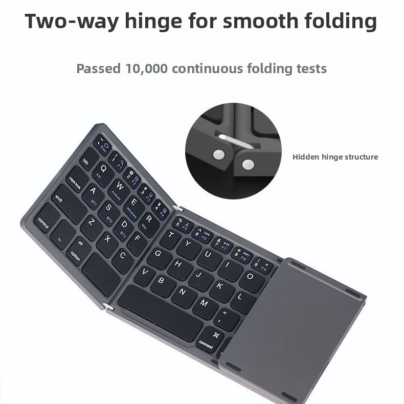 Foldable Bluetooth Keyboard for Mobile Tablet Laptop