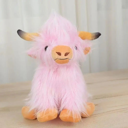 Cuddly Highland Cow Plush Buddy